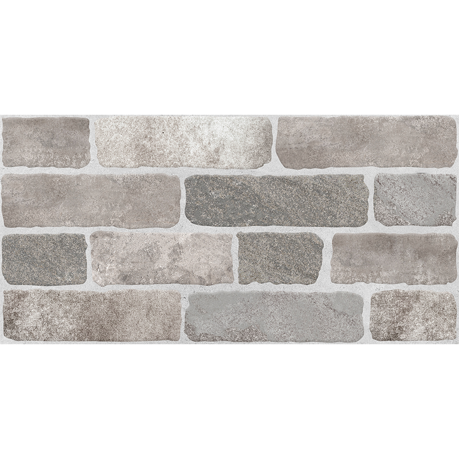 Керамогранит 1.62 м² Global Tile New York GT189VG, 600x300х9 мм, серый