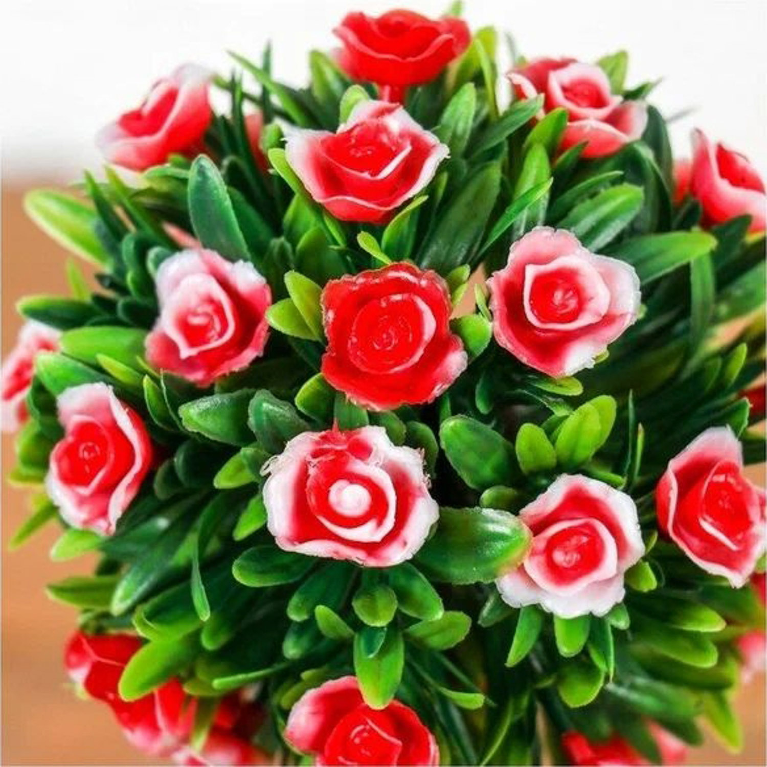 Бонсай "Деревце с розочками в кустах" 7*21 см, микс   3792271