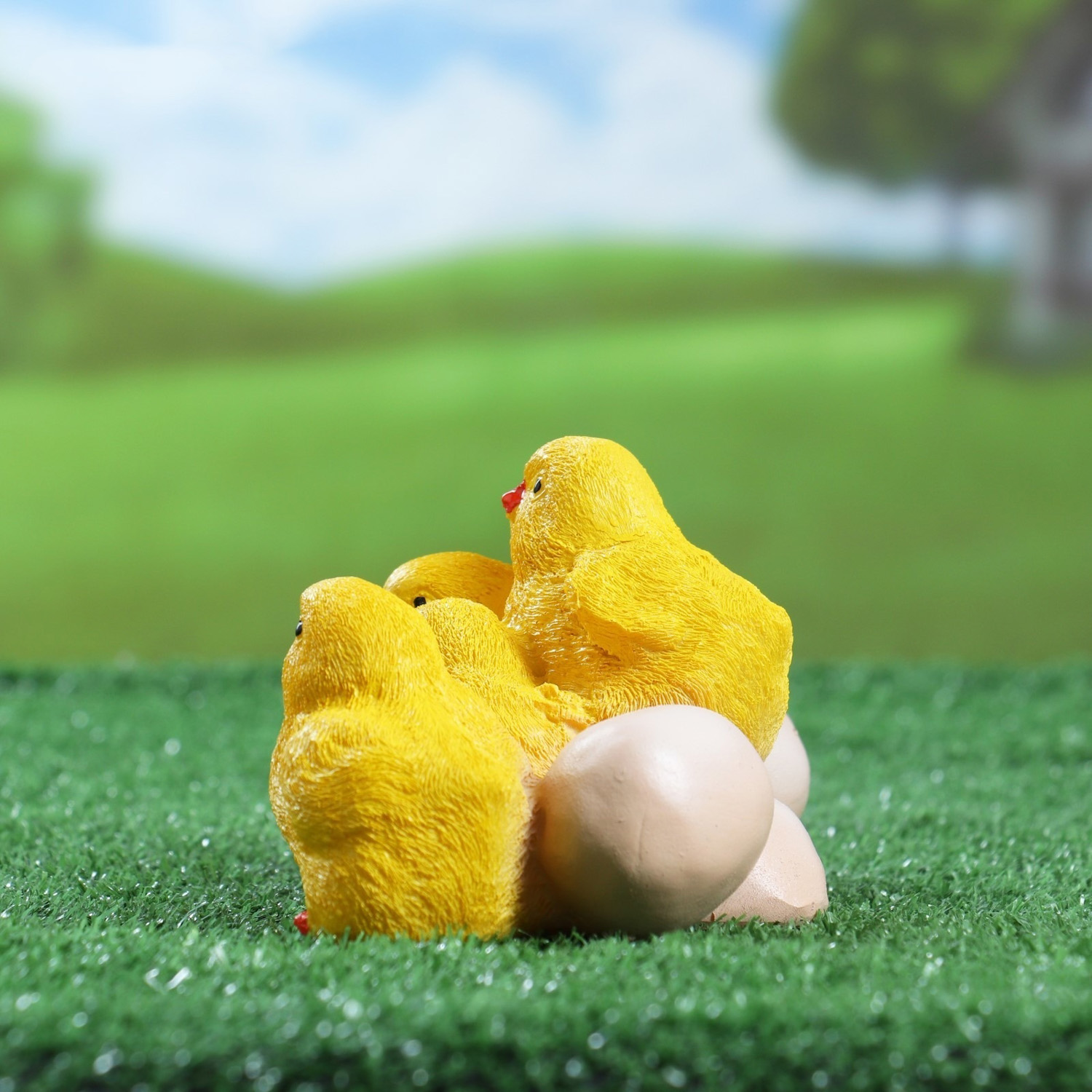 Садовая фигура "Цыплята" 19х10см 4932830