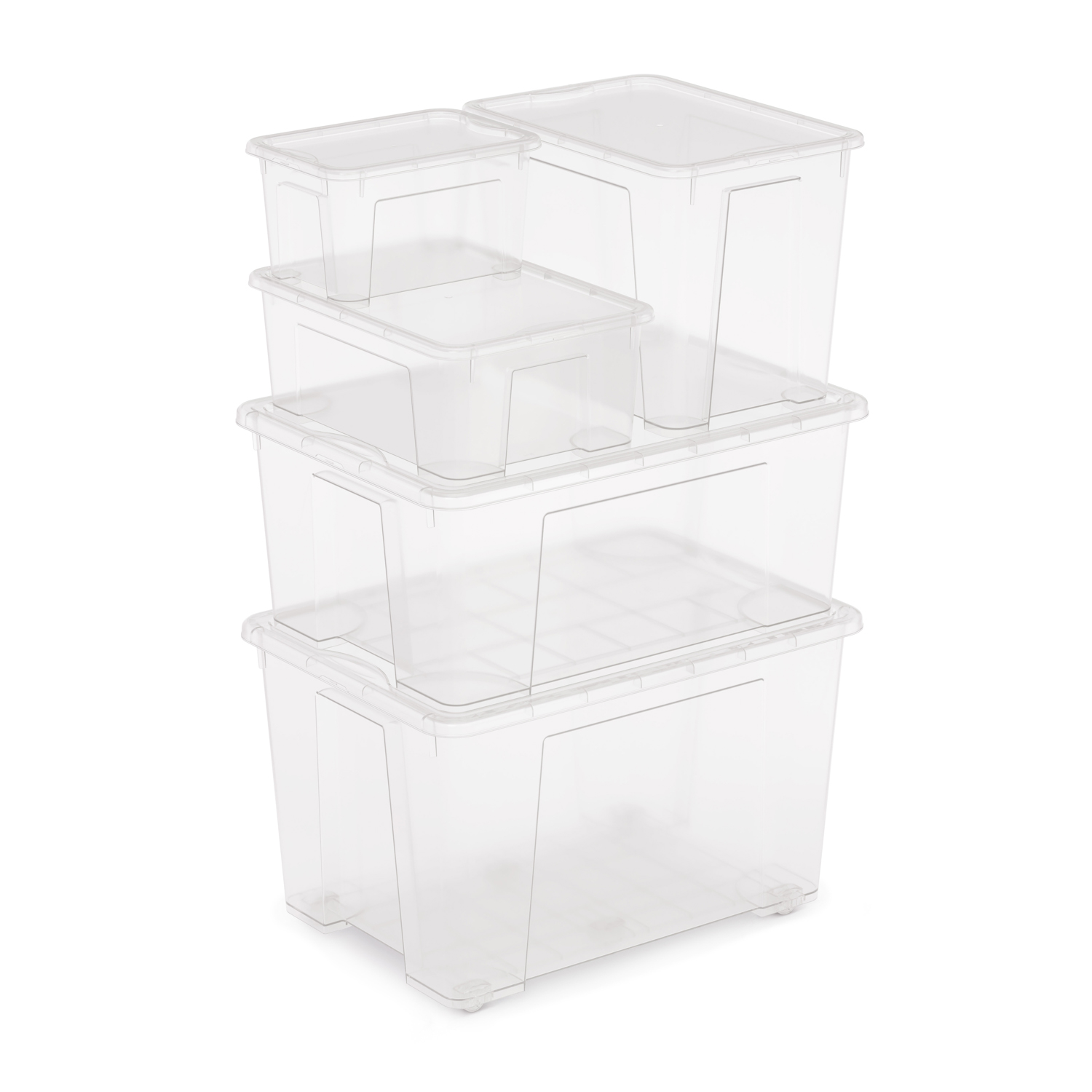 Контейнер д/хранения пластм.60л 590х420х360мм, на колесах М8618 (ЗПИ "Альтернатива") *1/3