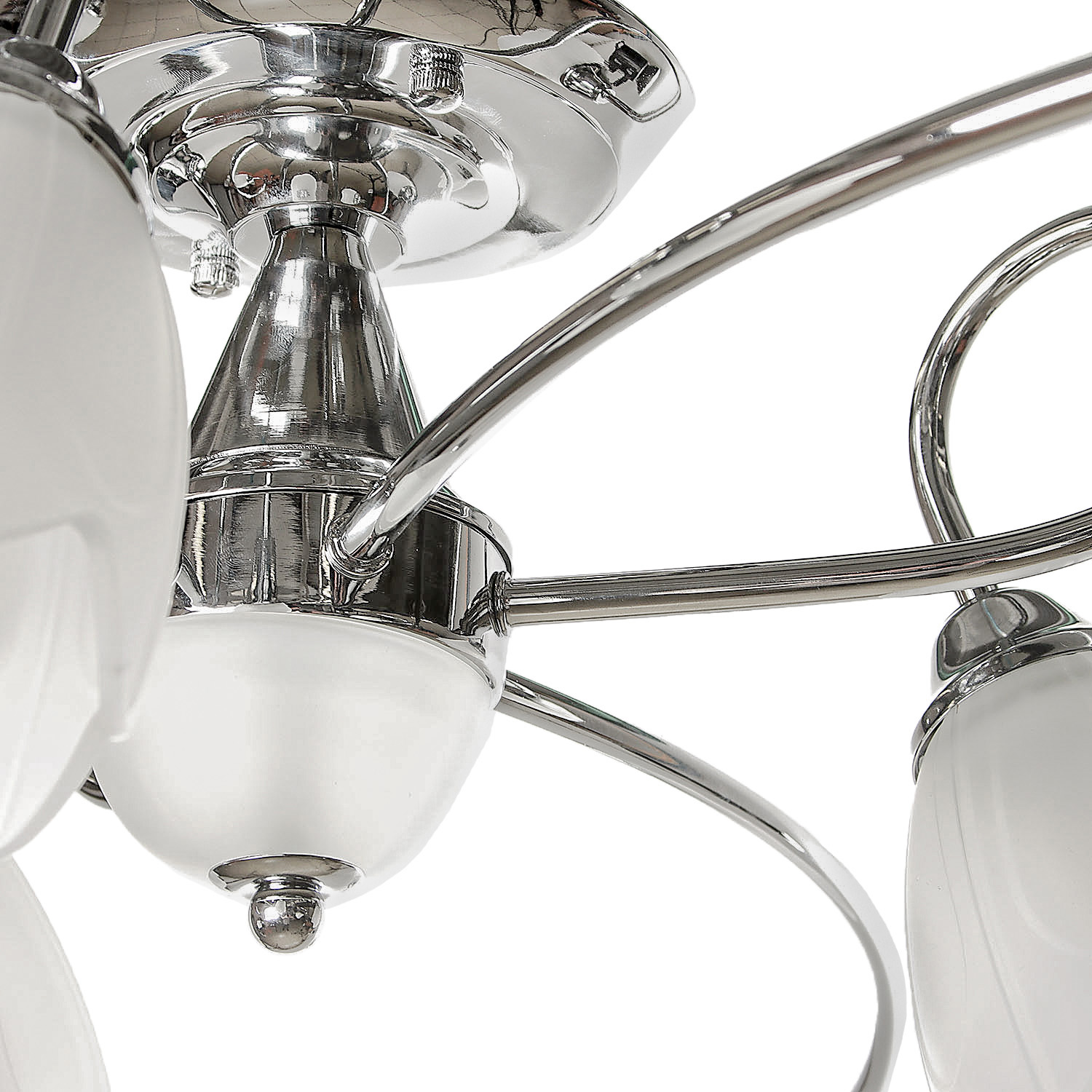 Люстра 004/3+3CR WT Е27 6*40W S=13м2 *1