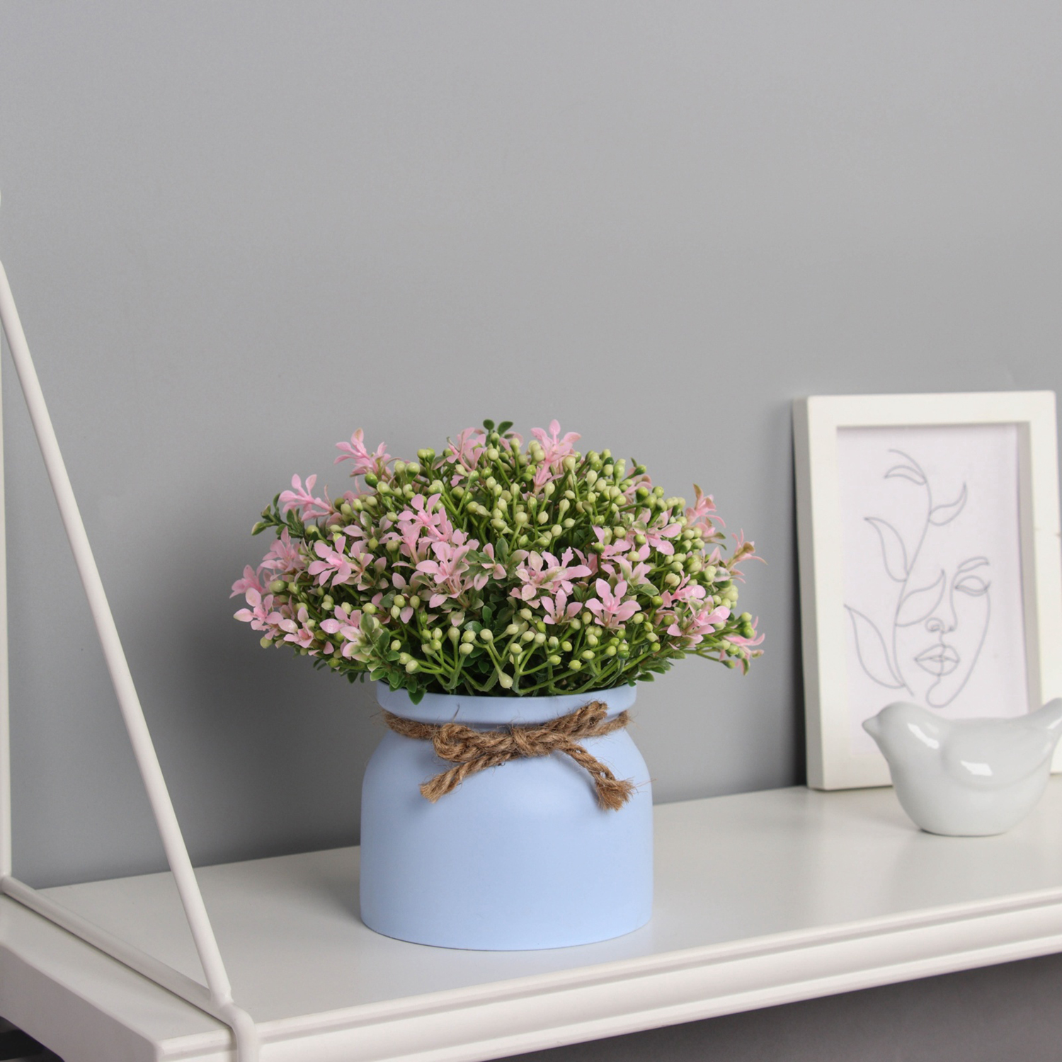 Бонсай в горшке "Бувардия галант" 17х10 см, микс   10697877