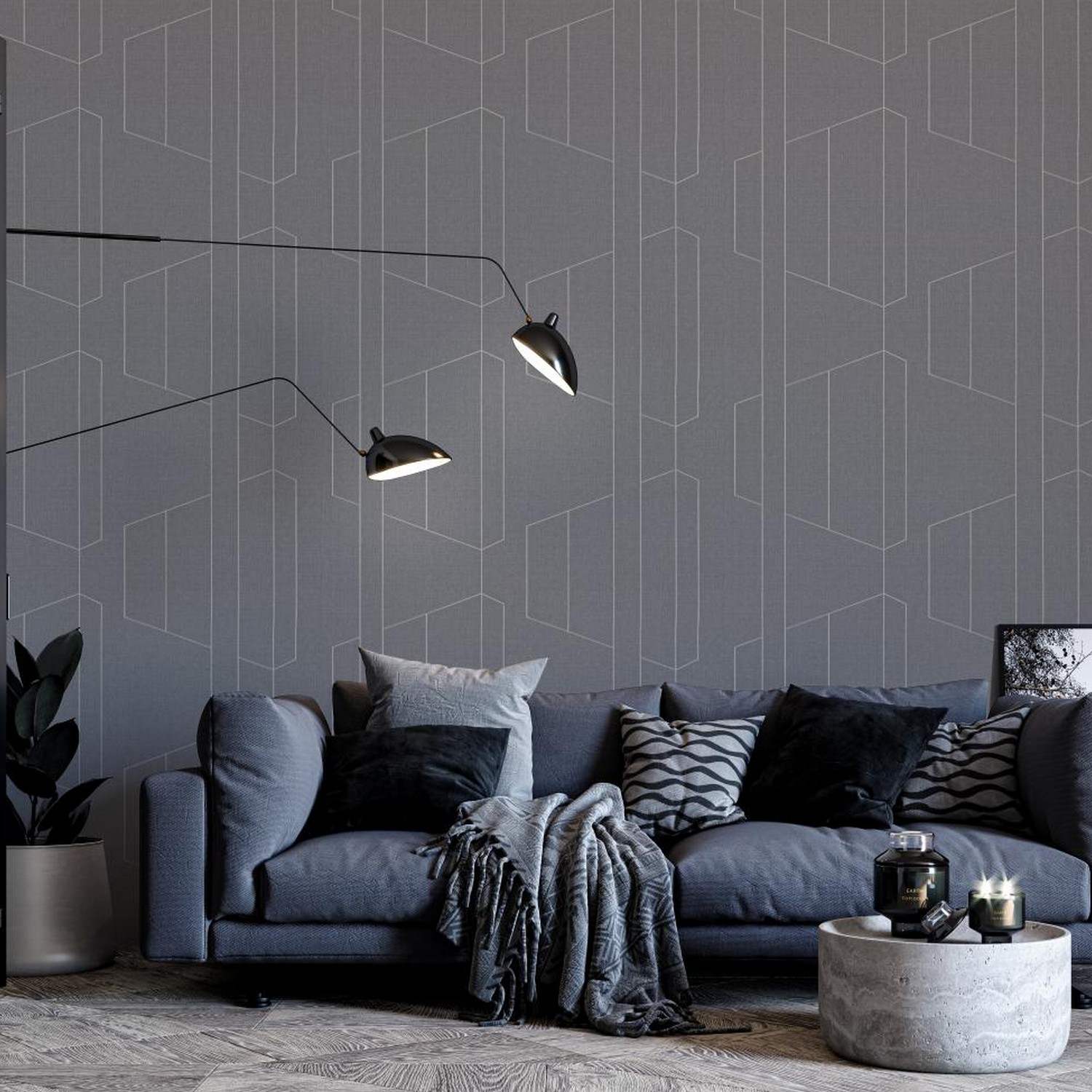 Обои флиз "Палитра" TREND Lines TC72376-44 TrendColor 1,06*10м *6 Обои флиз "Палитра" TREND Lines TC72376-44 TrendColor 1,06*10м *6