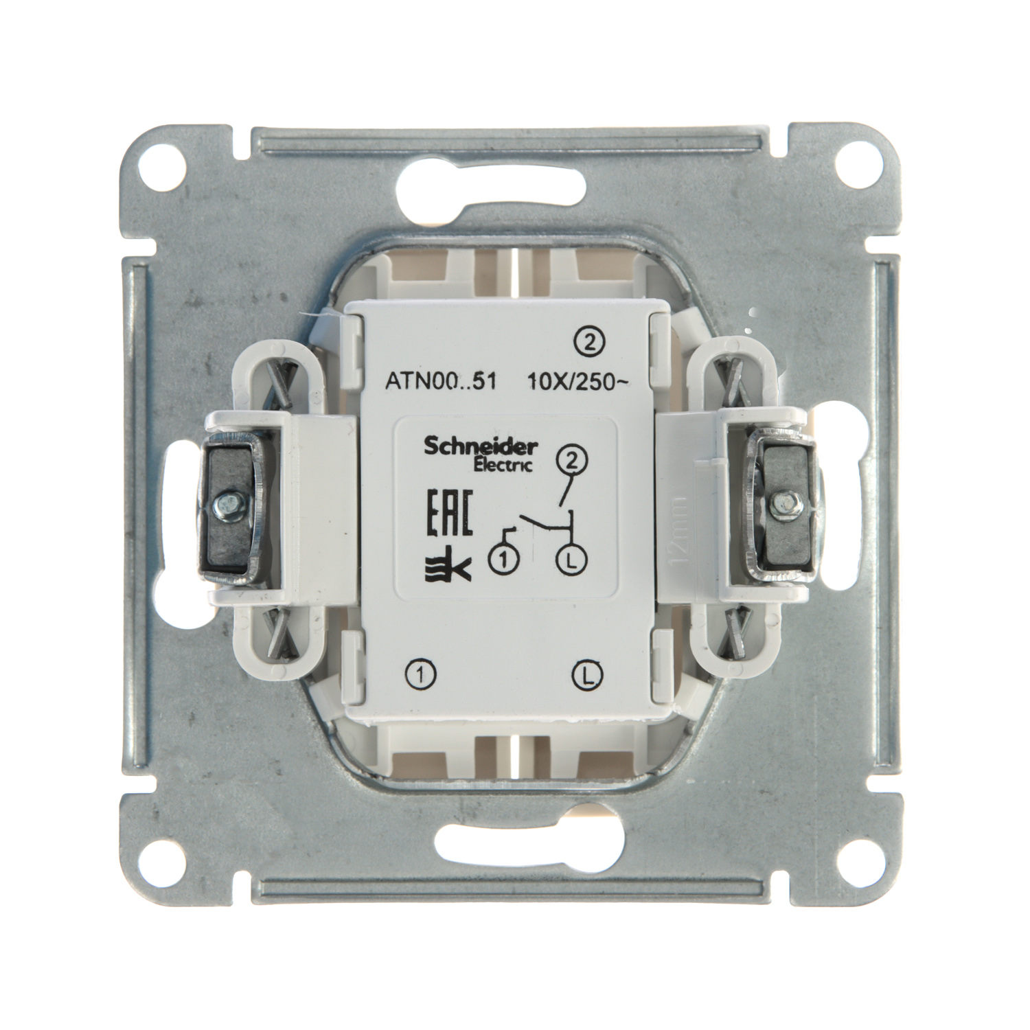 Механизм выключателя 2-кл. ATLAS DESIGN (сх.5) 10АХ беж. SchE ATN000251