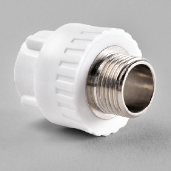 Муфта комбинированная PPRC наруж. резьба Ø 20-1/2" *10/80