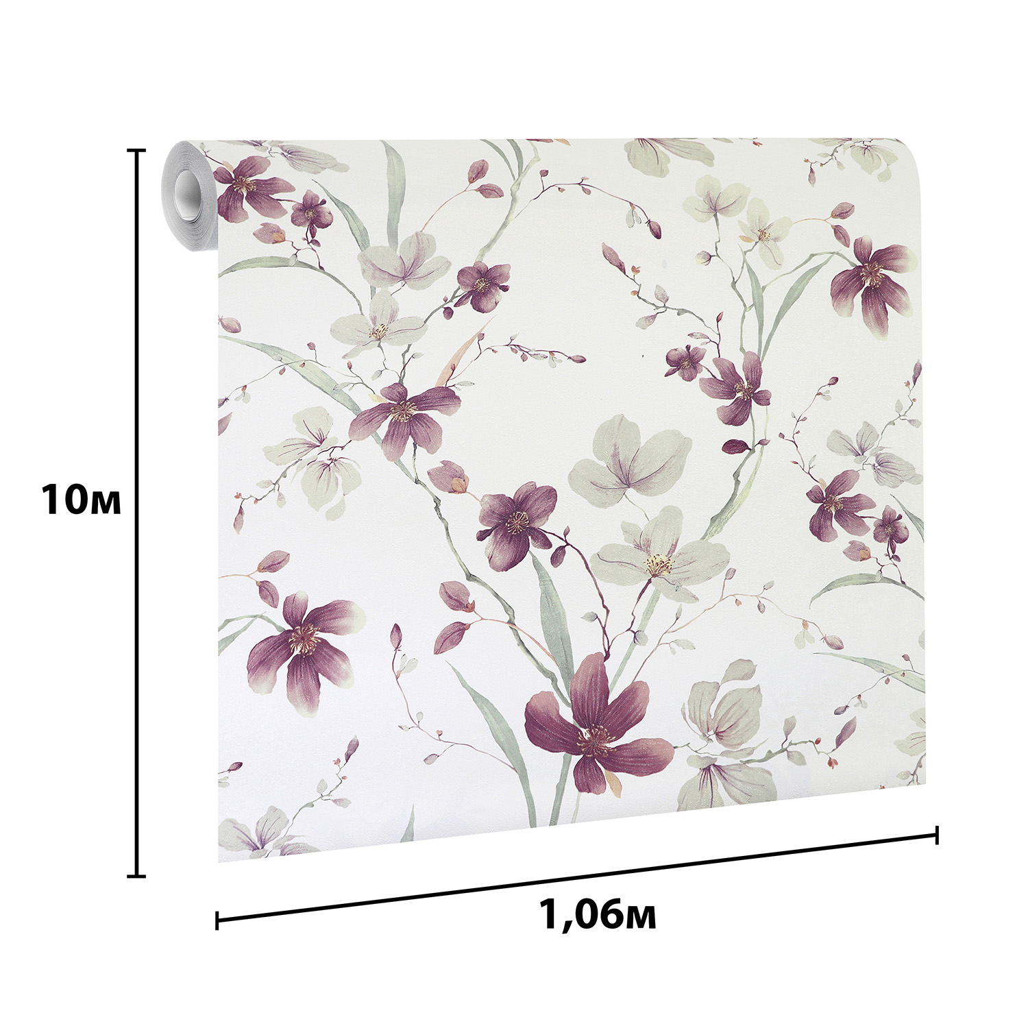 Обои флиз Elysium Виола (бел.) Е203801 1,06*10м *1/4