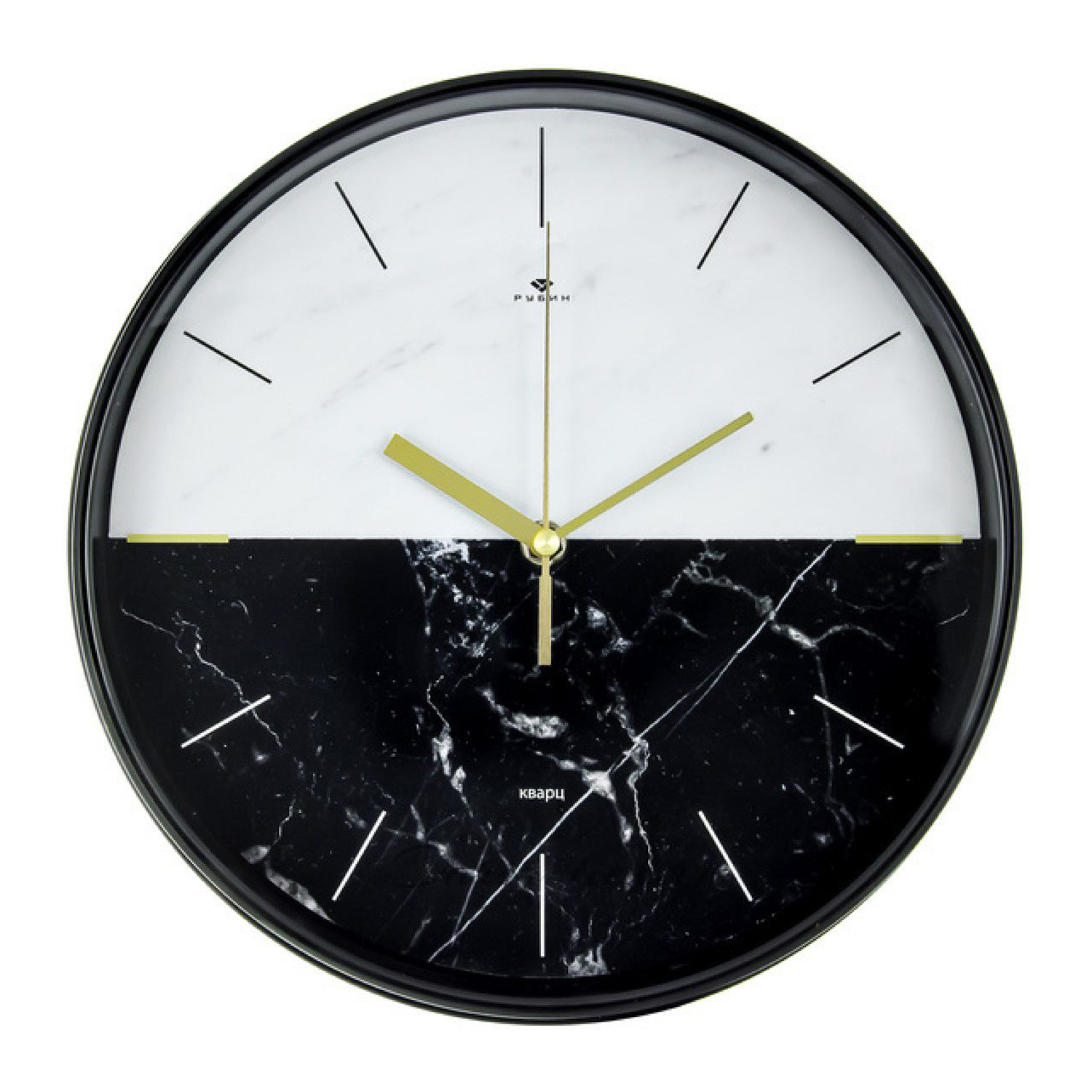 Часы настенные, серия: Интерьер, "Мрамор", плавный ход, d-29см 9456776