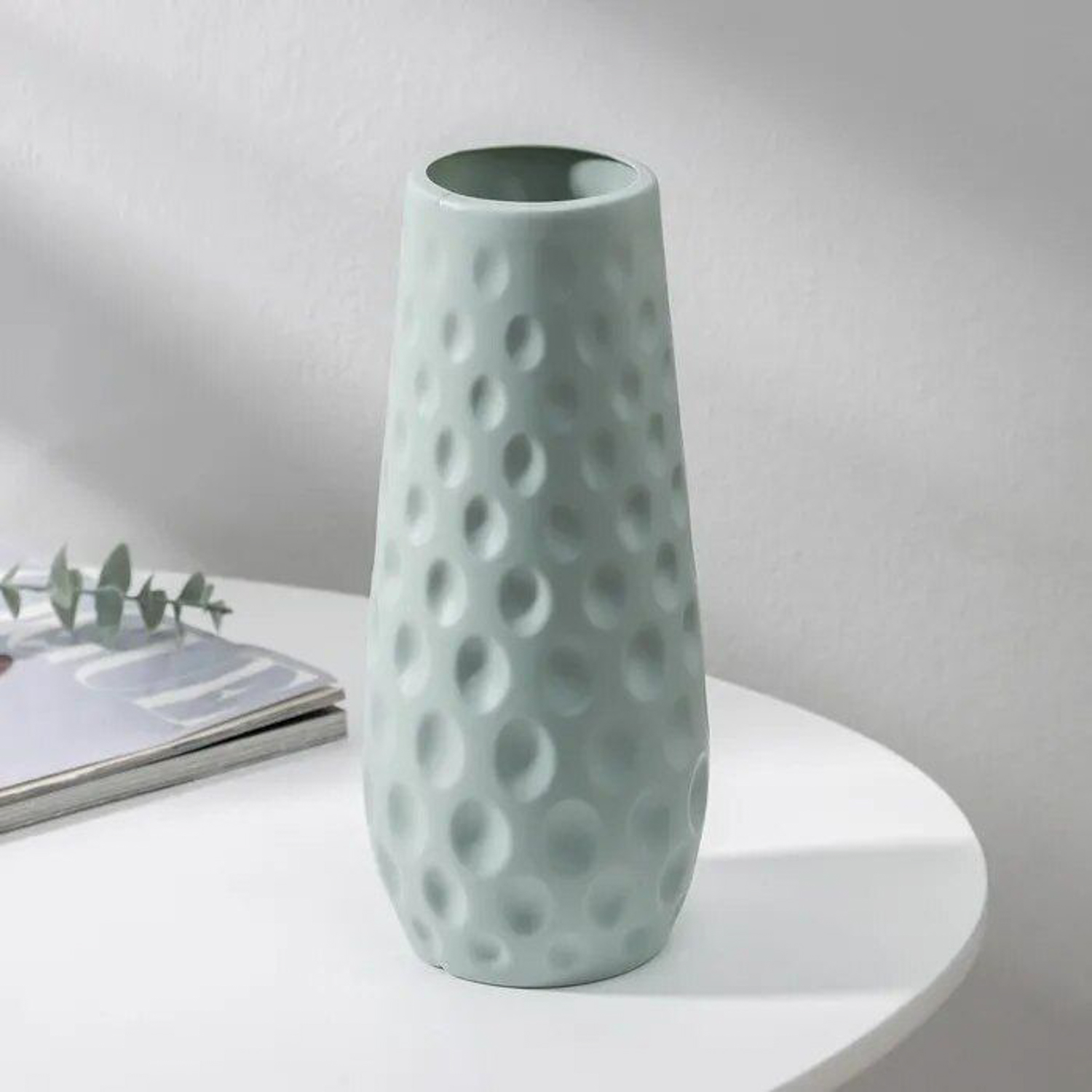 Ваза для цветов 7х7х23 см, цвет МИКС  4700065