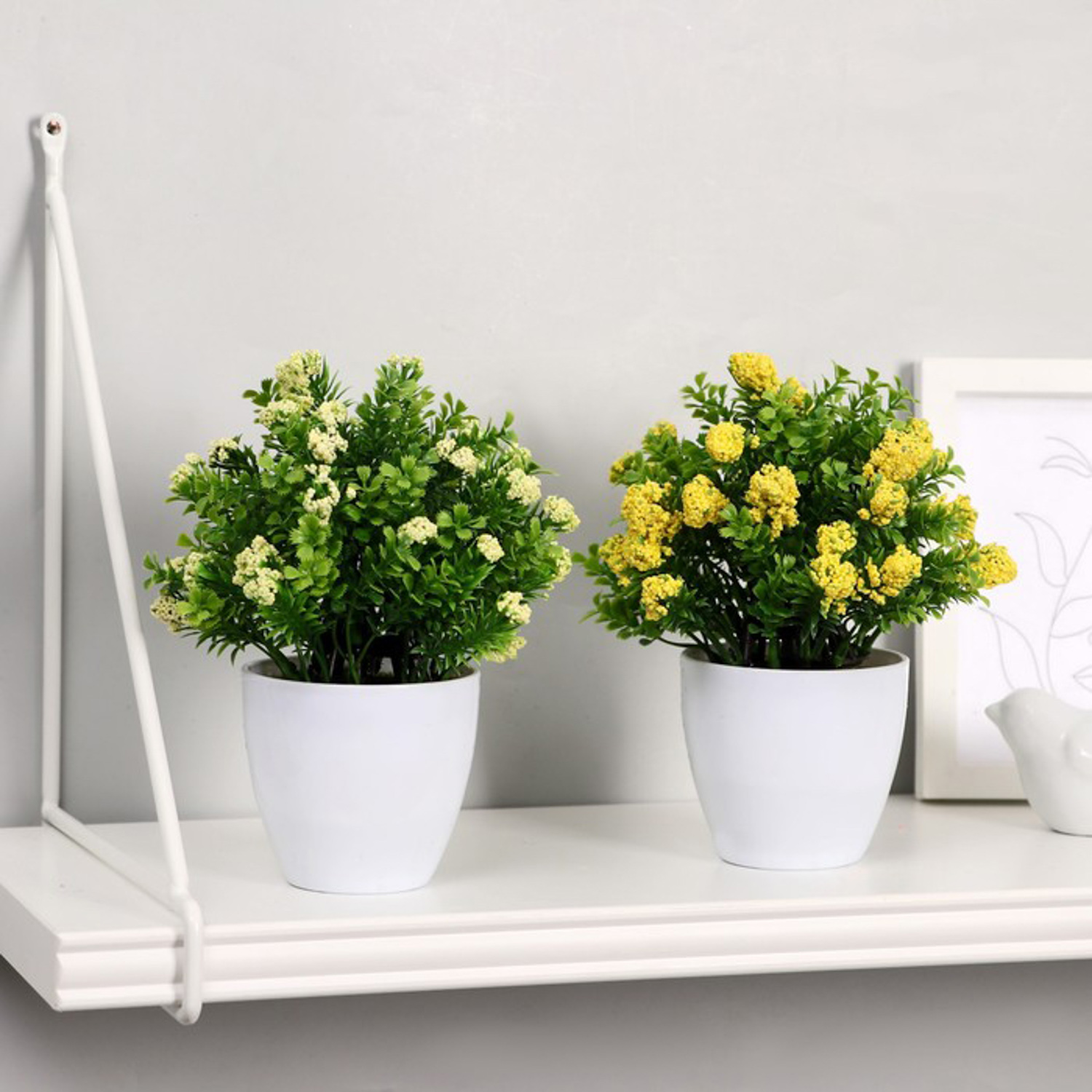 Бонсай в горшочке "Озотамнус в листве" 8*16 см, микс 4555648