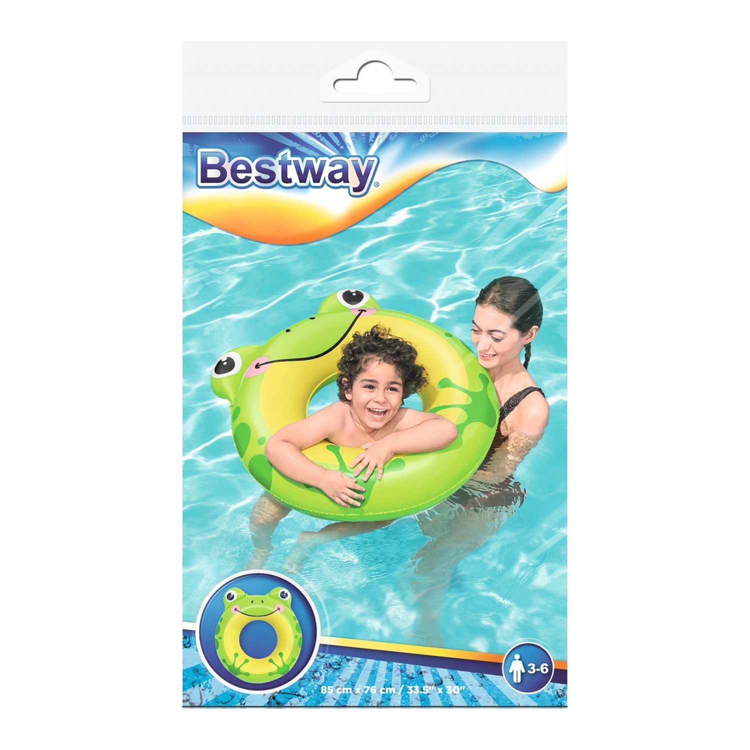 Круг для плавания "Зверушки" от 3-6 лет 36351   9298655