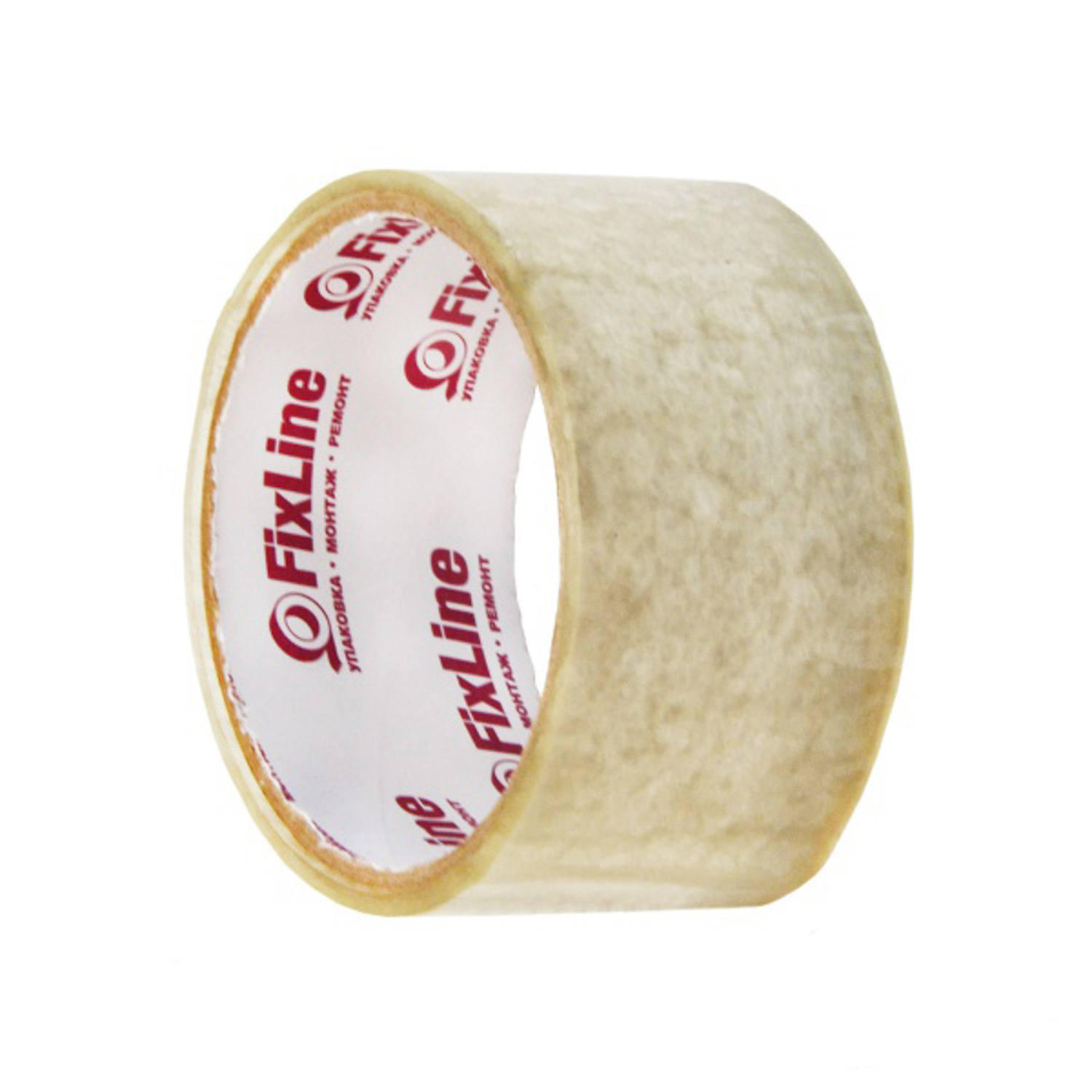 Лента клейкая прозрачная 48мм х 18м "FixLine" *6/36 Лента клейкая прозрачная 48мм х 18м "FixLine" *6/36