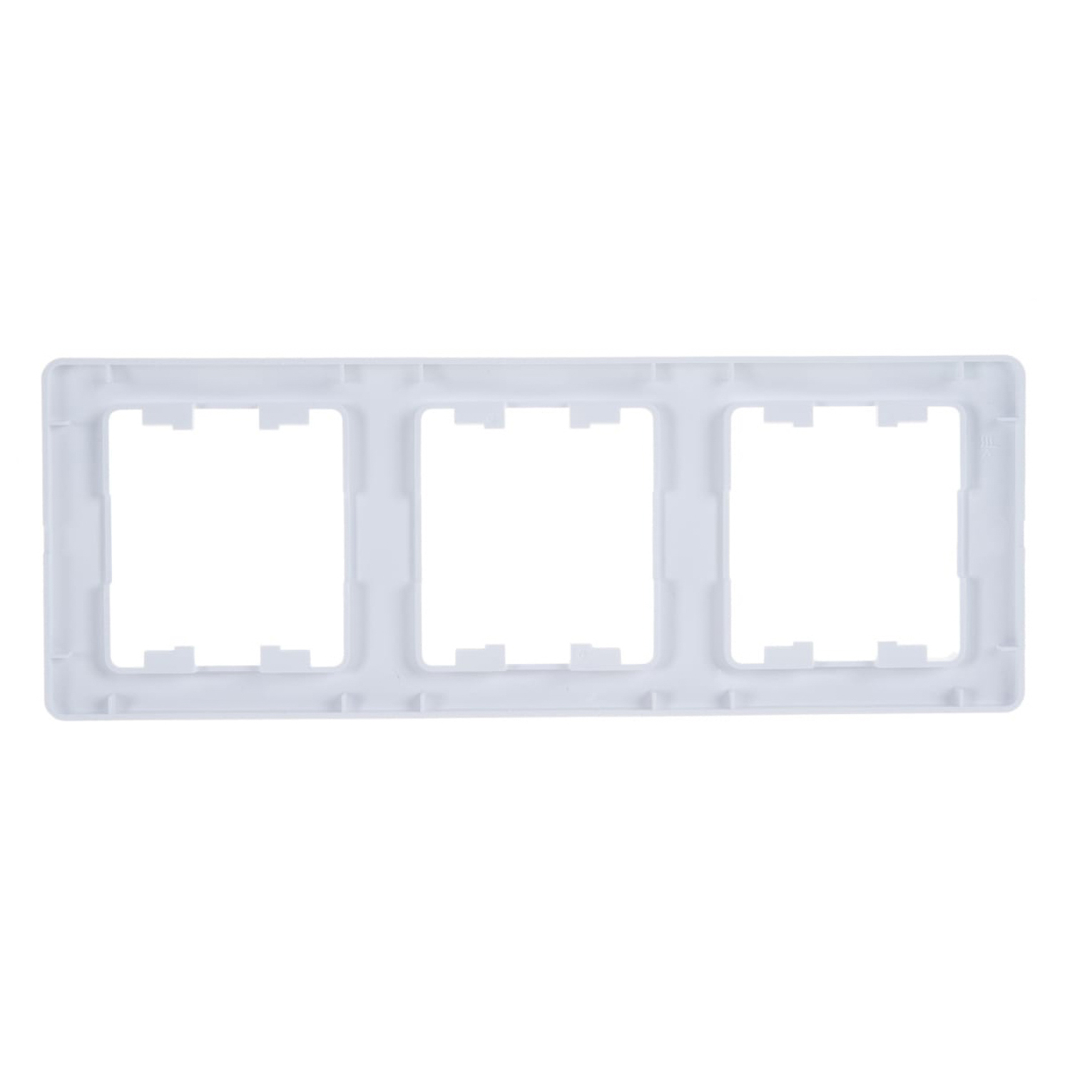 Рамка "Glossa" 3-м. вертик. бел. GSL000107 *1