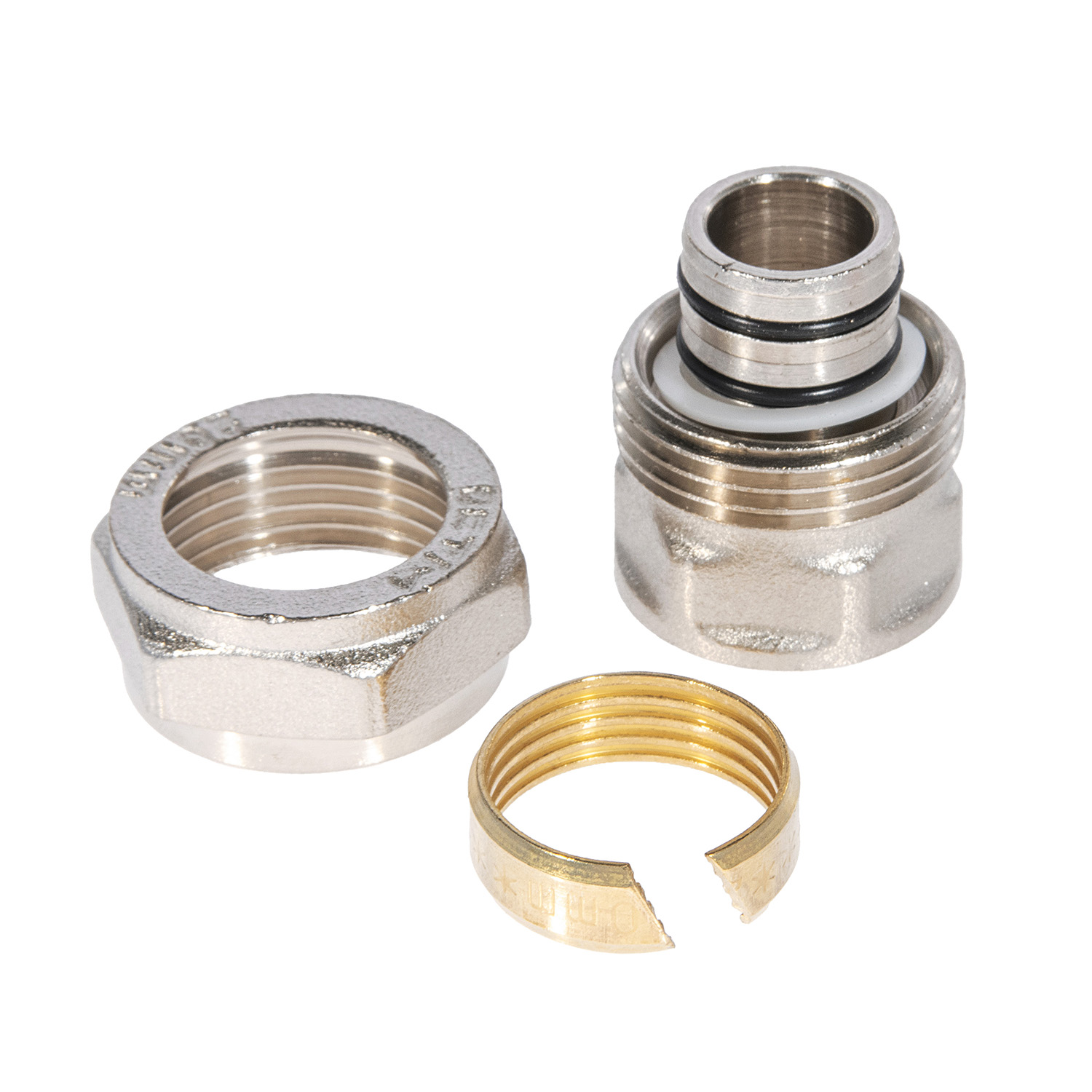 Муфта переходная 20х1/2"(Ø15) цанга/мама CTM CCF02012 *10/100