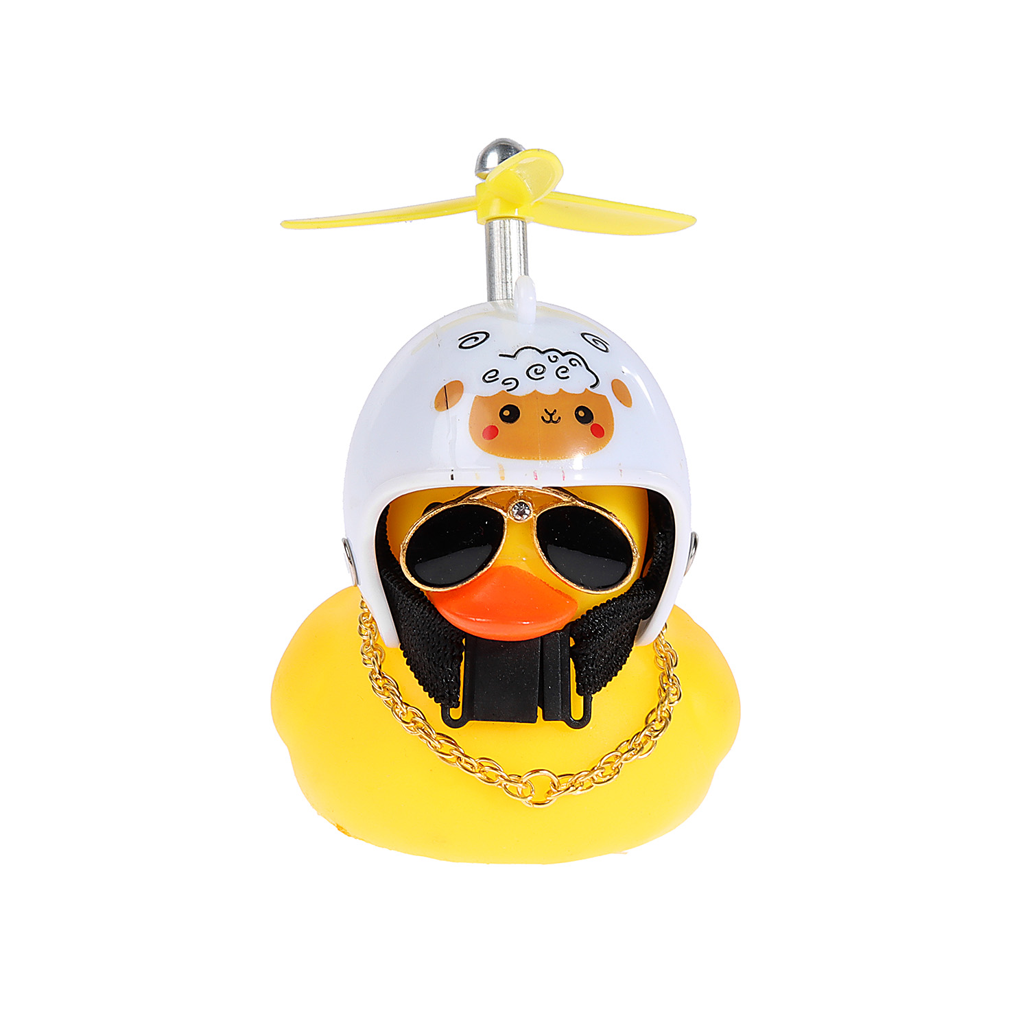 Утка с пропеллером, цвет желтый, барашек арт.9613525