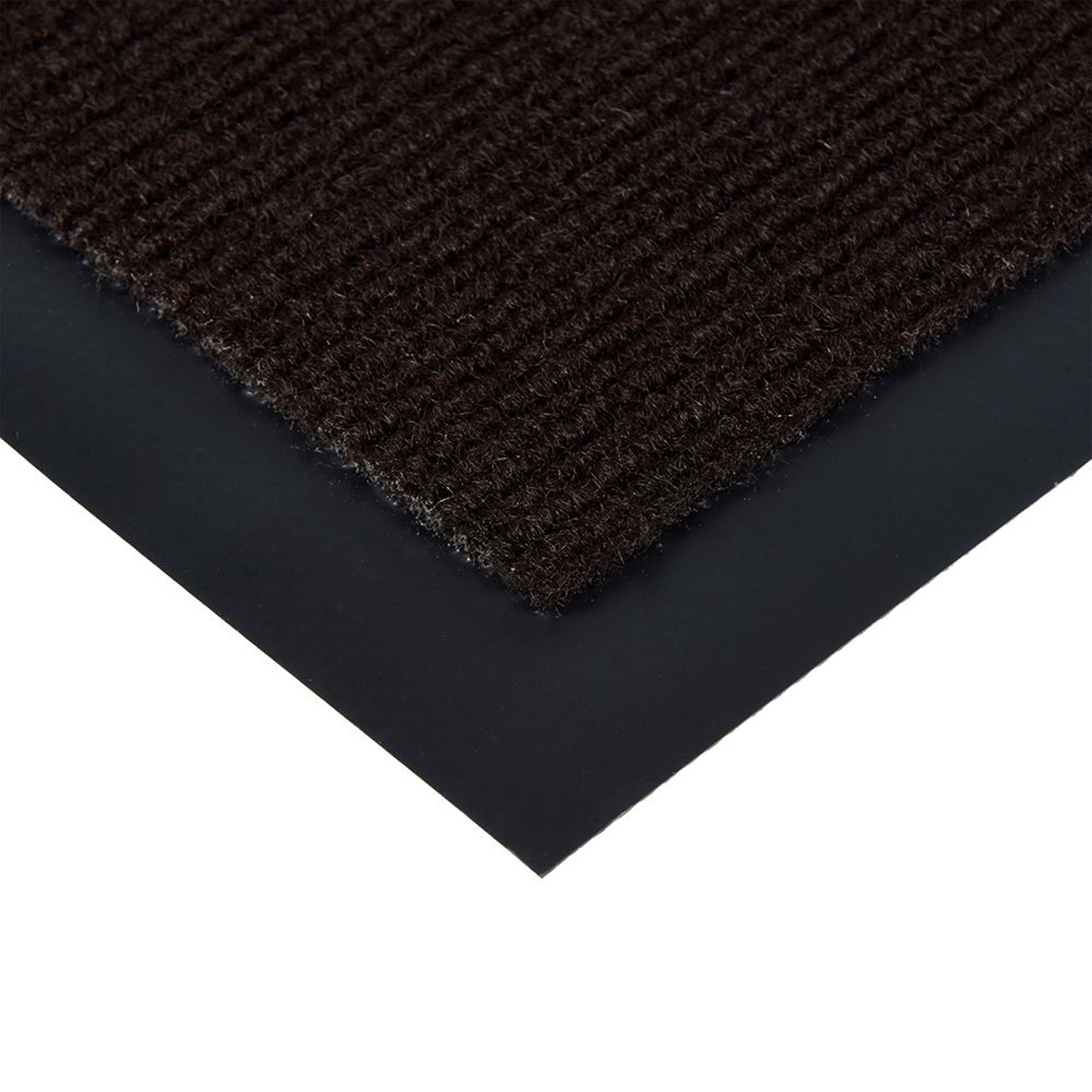 яяяКоврик 40*60 см  влаговпитывающий ребристый коричневый "TRIP" "VORTEX"  (арт.24188)  *1/10