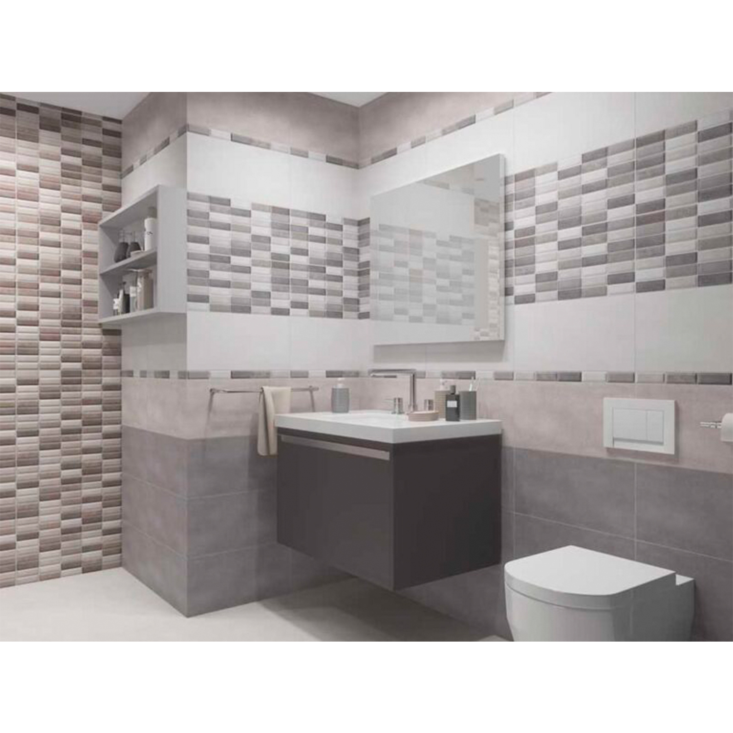 Плитка Birma облицовочная рельефная TWU09BIR014 (249*500*8,5) *1