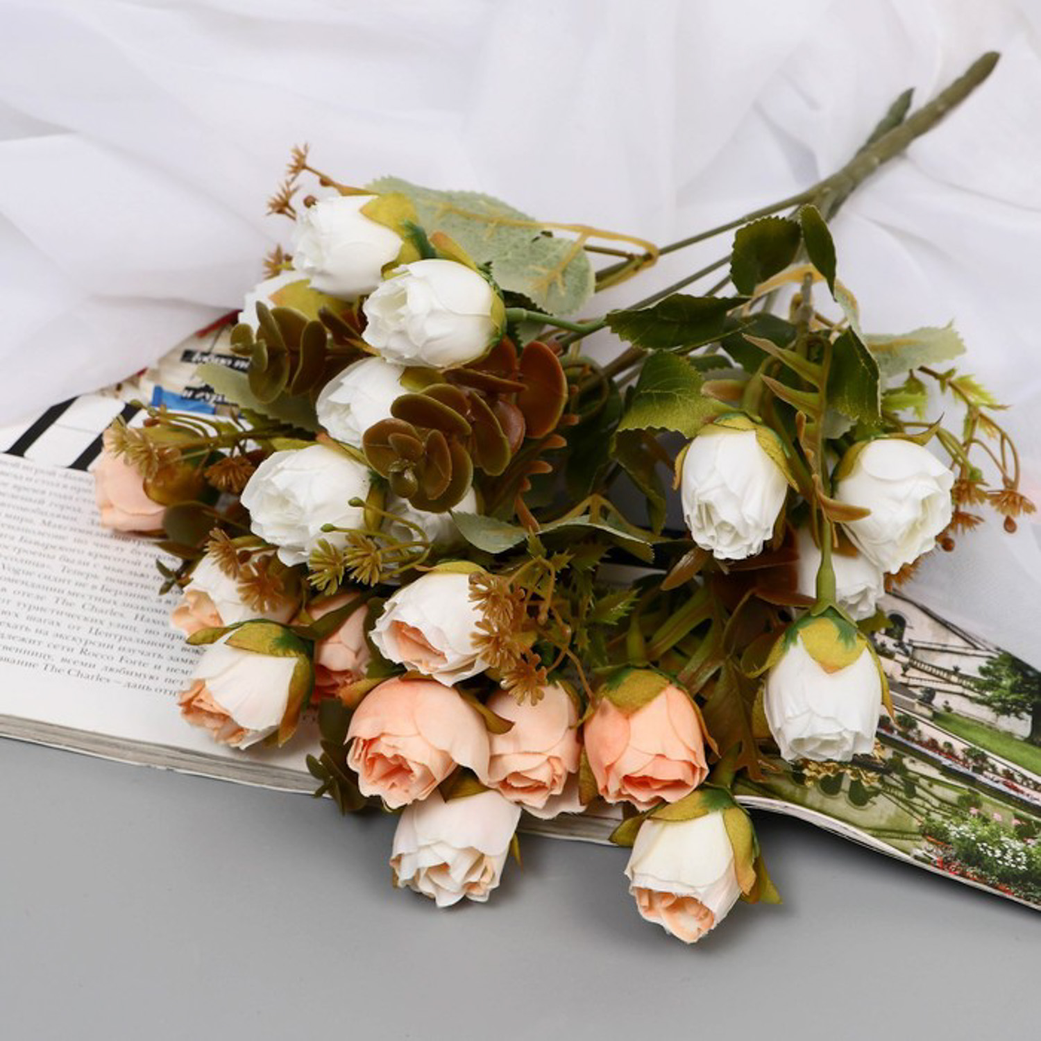 Букет "Роза Аделаида" 29 см, микс   9913376