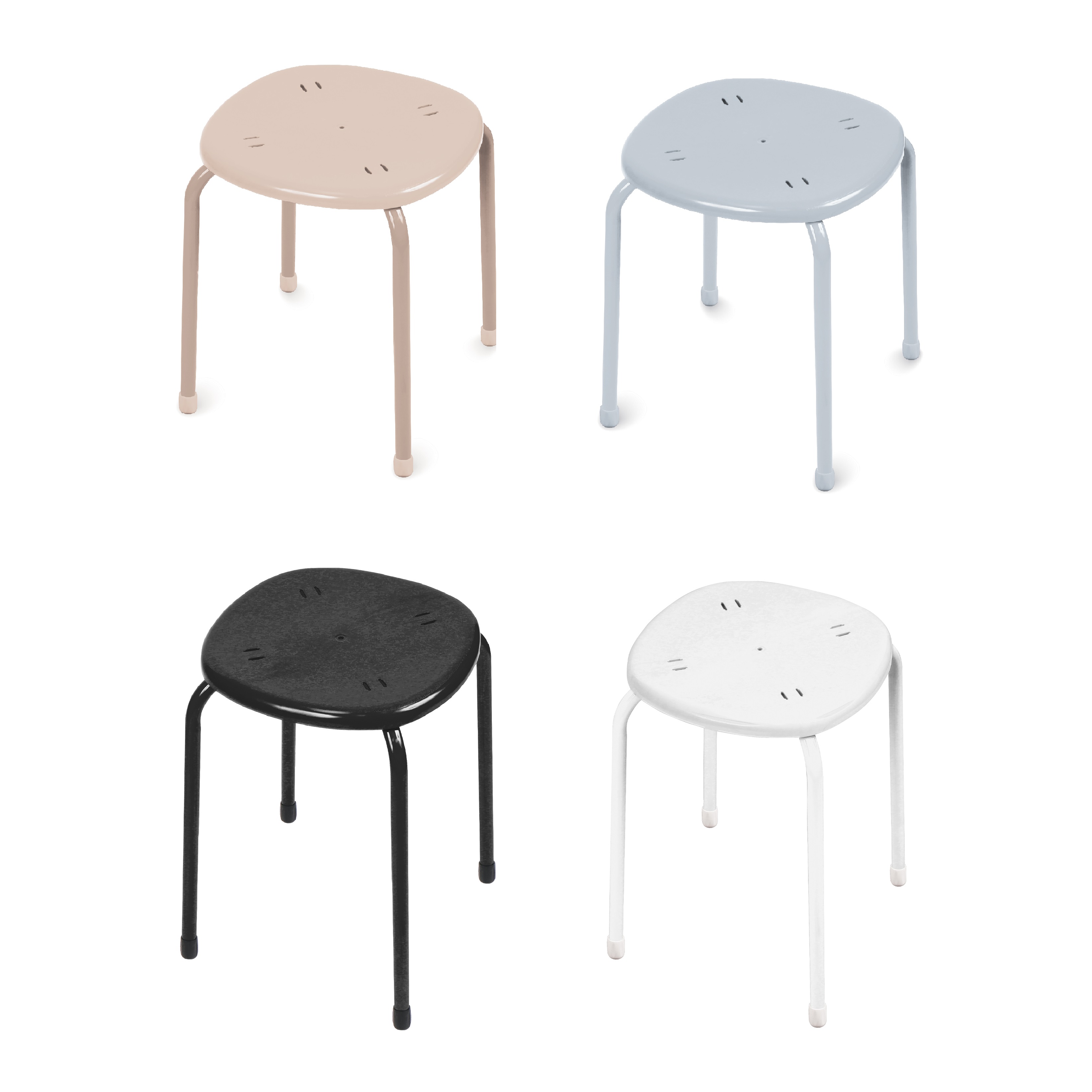 Табурет с пластм. квадр.сидением, металл.опоры с dтруб 22мм цвета:"микс" ТП02 "Ника" *10 Табурет с пластм. квадр.сидением, металл.опоры с dтруб 22мм цвета:"микс" ТП02 "Ника" *10