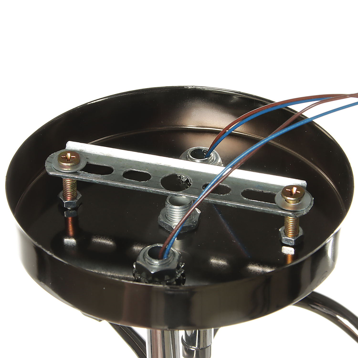 Люстра Verner Lighting А2318/2, 40 Вт, Е27, 2 лампы, черный/хром