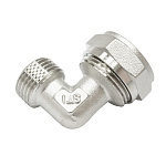 Уголок переходной 20х1/2"(Ø15) цанга/папа STI (2674) *15/150