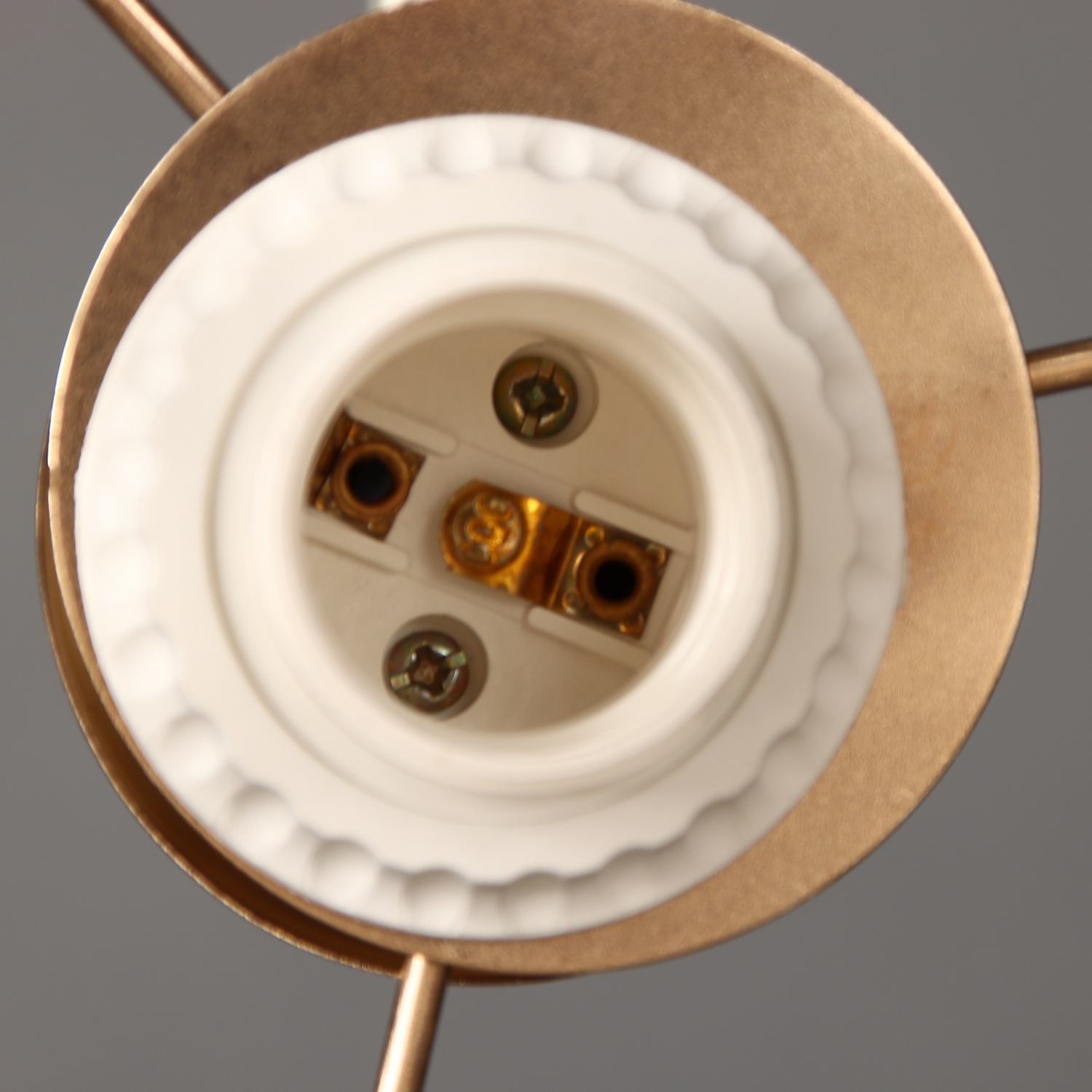 Люстра Verner Lighting Е1589/1HA, 40 Вт, E14, 1 лампа, золото