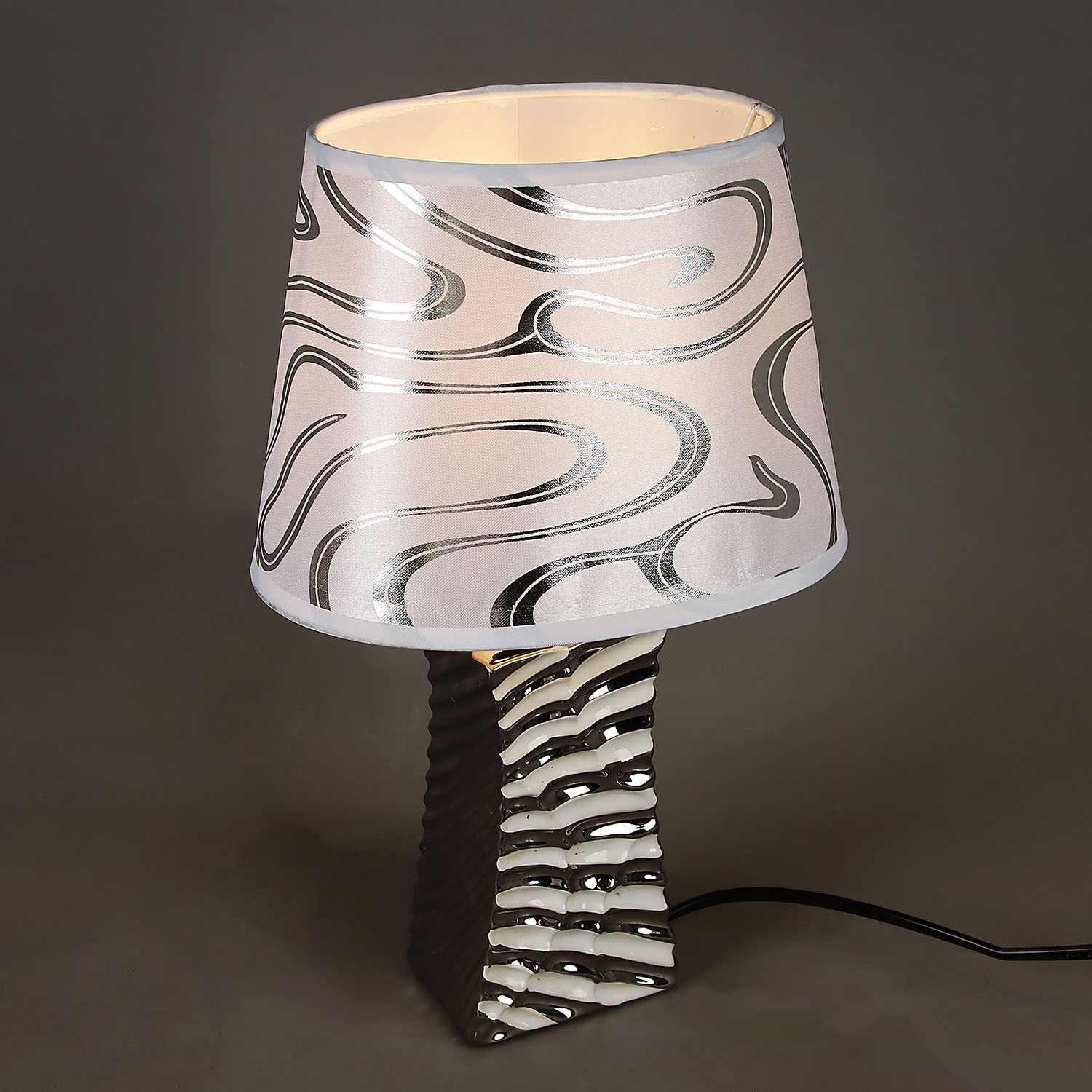 Лампа настольная 01839-0.7-01 Е14 40Вт (керамика+абажур) *1/36