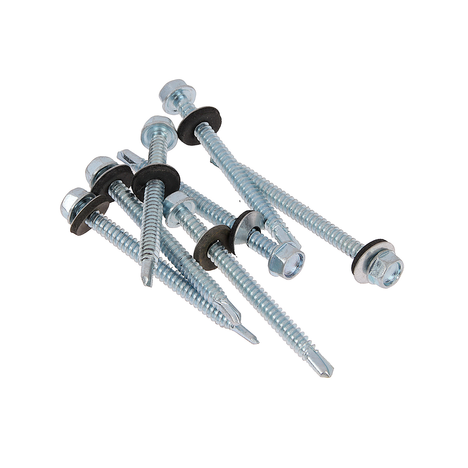 Саморезы кровельные BROZEX 6,3*76 цинк (800шт) промтара к *1