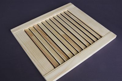 Дверь жалюзийная 993х394х20 мм, деревянная