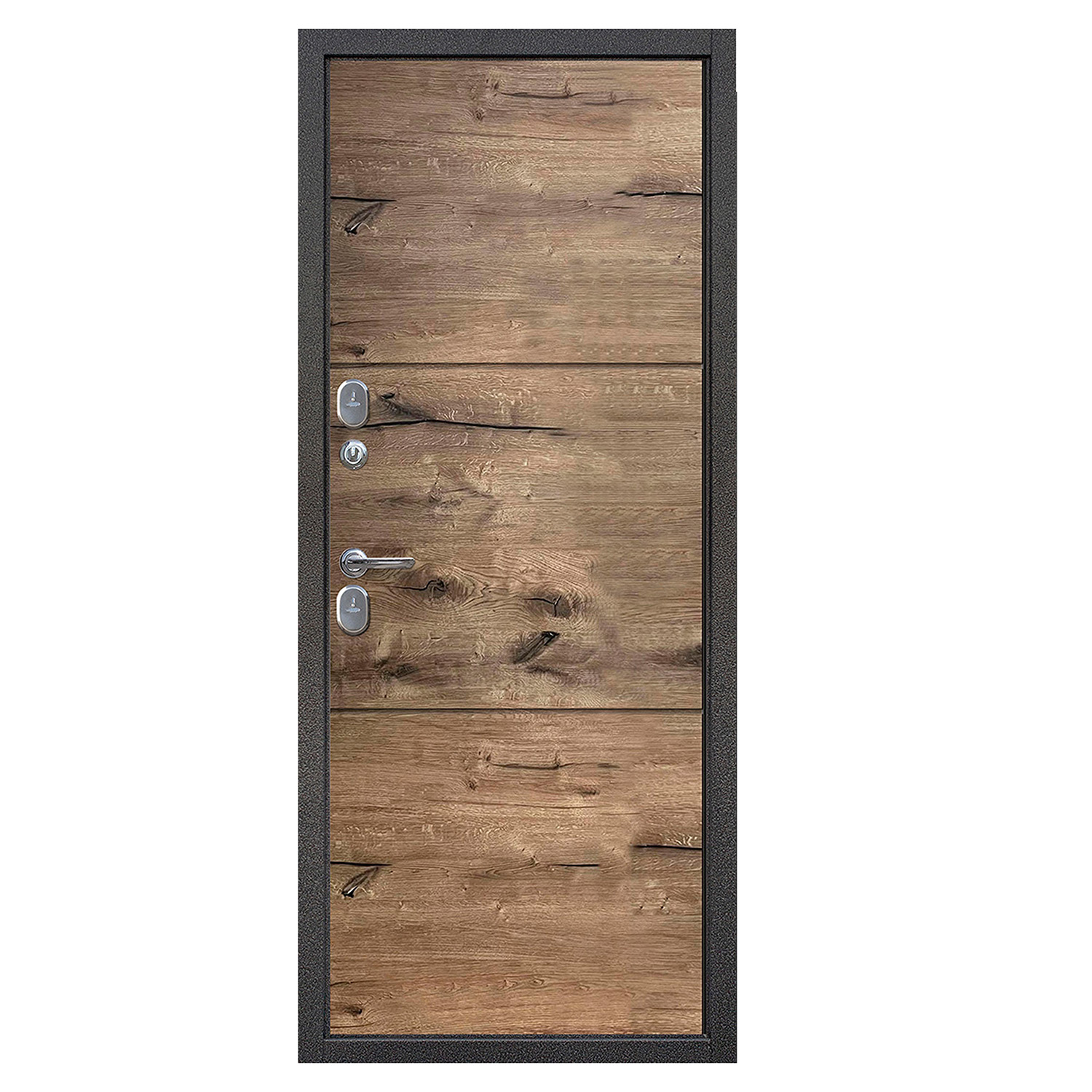 Дверь металлическая 11 см ISOTERMA Серебро Канадский Дуб 960х2050 ЛЕВАЯ ТЕРМОРАЗРЫВ *1