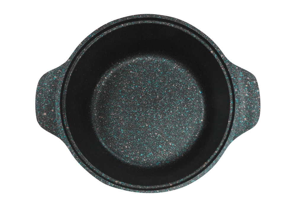 Кастрюля алюмин. антипригарная "Kukmara" "Granit Ultra INDUCTION" blue 4,0л Стекл.кр. кгги43а *1/3