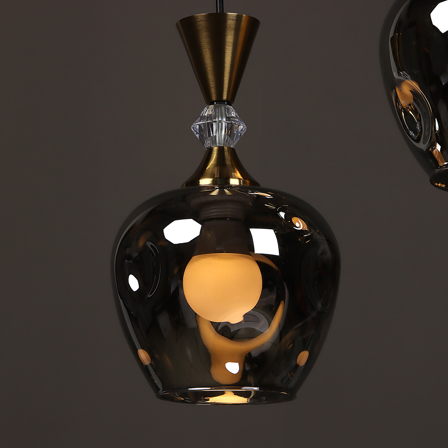 Светильник подвесной N6560/3Н ВК+СОР 3*40W E27 220V (d-365; h-800) S=12м2 VERNER LIGHTING *1