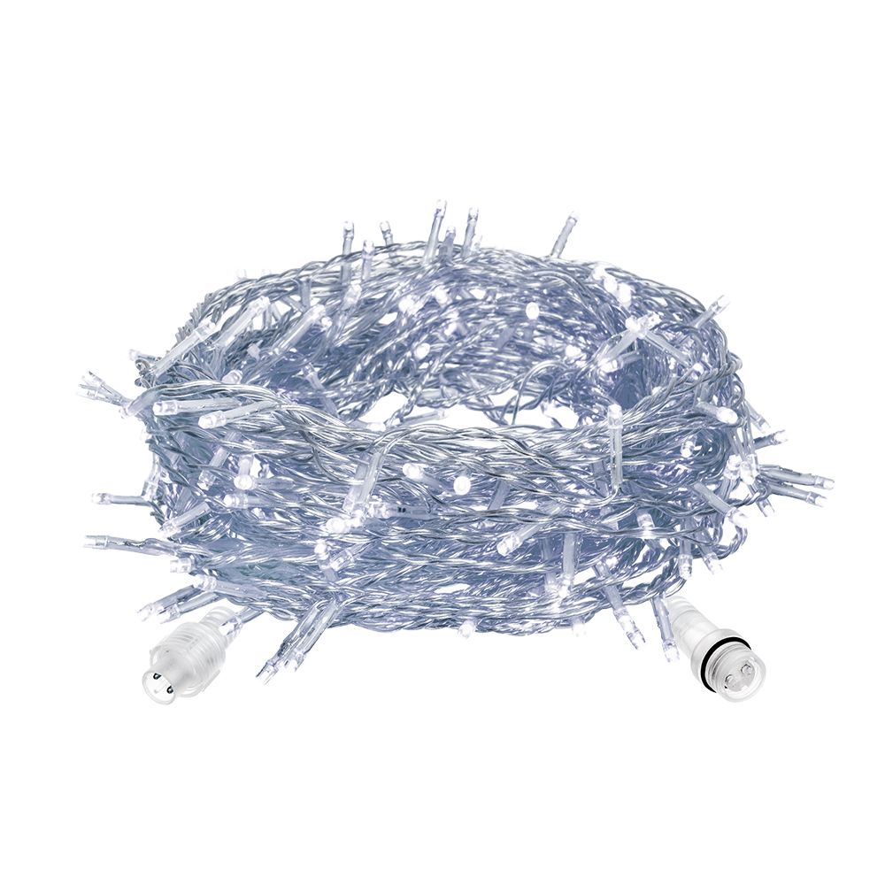 Гирлянда «Сетка» Vegas 24V, 1.2х1.5 м, фиксинг, холодный белый, 144 LED, IP44