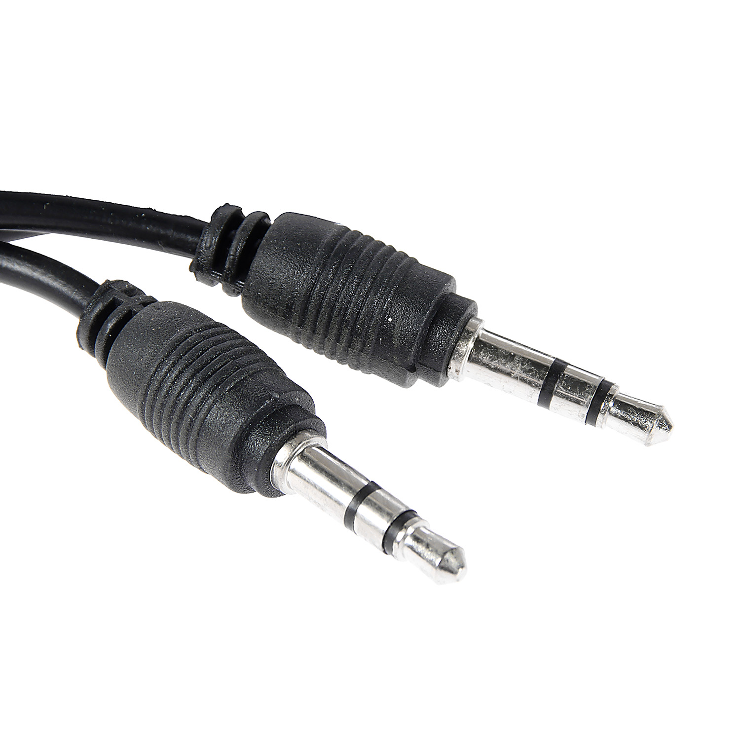 Кабель аудио AUX LuazON, Jack 3.5 мм (m)-Jack 3.5 мм (m), 1.5 м, чёрный  2534139