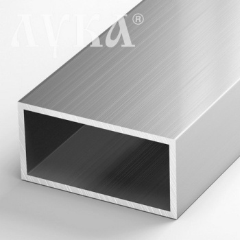 Труба прямоугольная 40х20х1.5 мм Лука ТПр 02, 2 м, алюминиевая