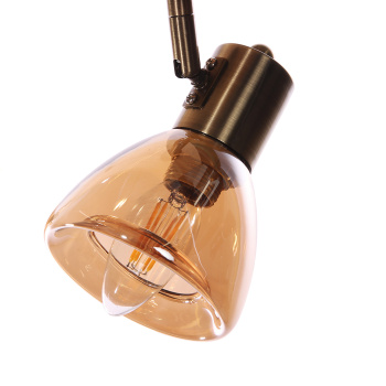 Светильник настенный (спот) N5104/3 AB+WOOD Е14 3*40W  VERNER LIGHTING *1