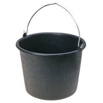 Ведро строительное 12 л, металлическая ручка, пластик