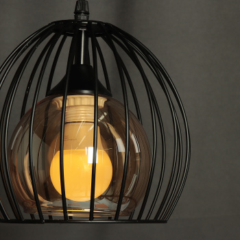 Люстра N3959/1H 1*40W  E27 (q-195; h-180/800) S=4м2   VERNER LIGHTING *1