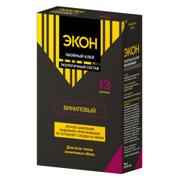 Клей для обоев виниловый ЭКОН, 450 г