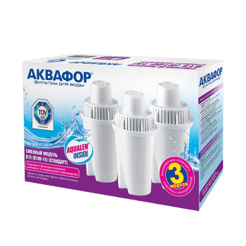 Картридж Аквафор В-100-15 к кувшинам "Стандарт", "Лайн" (упак 3шт.) арт.И3051 *1/24