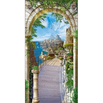 Фотообои VIP А 103 "Южный пейзаж" 261*134 (6л) (г.Тула) *1/6