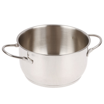 Кастрюля нерж. 3,0л "Классика-Прима" с Теплораспр.дн, d22см, Стек.кр, прутк.руч.1с753 (Аша) *1/6