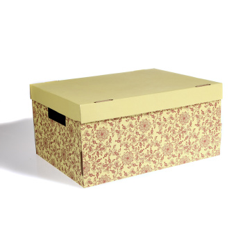 Коробка для хранения картон 370x280x180мм "Цветущий шиповник" Д20104/№2 Цвет.шиповник *1/20