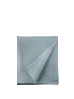 Простыня 1,5сп поплин (150*220см) Niteva 17710 серо-голубой *1/20