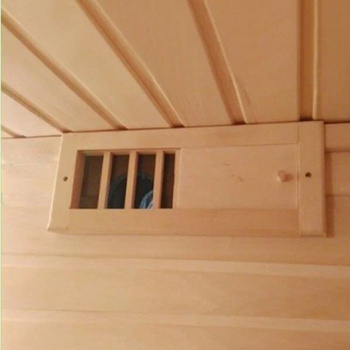 Вентиляционная решетка с задвижкой, липа, 31,5х16,5 "Банные штучки" в кор. /5