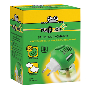 Комплект фумигатор + жидкость 30мл до 30ночей Nadzor (IKL001H) *24 (аналог СЮ33)