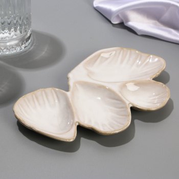 яяяМенажница "Белая раковина", 12 х 20 см  7337007