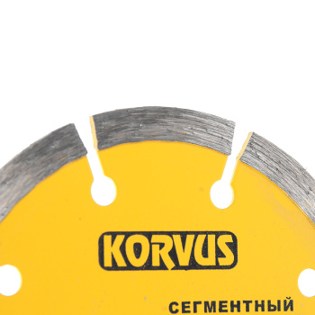 Диск алмазный 115*22,00*1,9мм сегментный по бетону/граниту  (2208100) Korvus *1/50/100 Диск алмазный 115*22,00*1,9мм сегментный по бетону/граниту  (2208100) Korvus *1/50/100