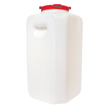 Бочка пластм.110л с винт. крышкой, с углубл. ручк., горл.д.215мм 400х400х770мм М410 *1/2