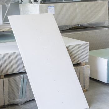 Гипсокартон 9.5х1200х2500 мм KNAUF, 3 м², полукруглая утоненная кромка, стандартный Гипсокартон 9.5х1200х2500 мм KNAUF, 3 м², полукруглая утоненная кромка, стандартный