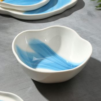 яяяМиска неровный край "Разводы", 17 см  6776542